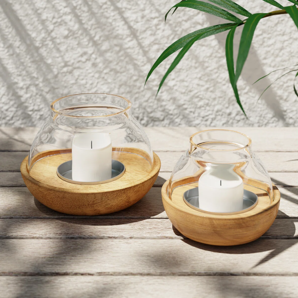Candel folder in a decor neutral tabletop styling