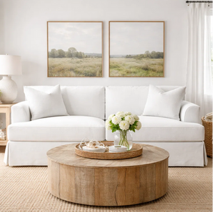 Linen Sofa