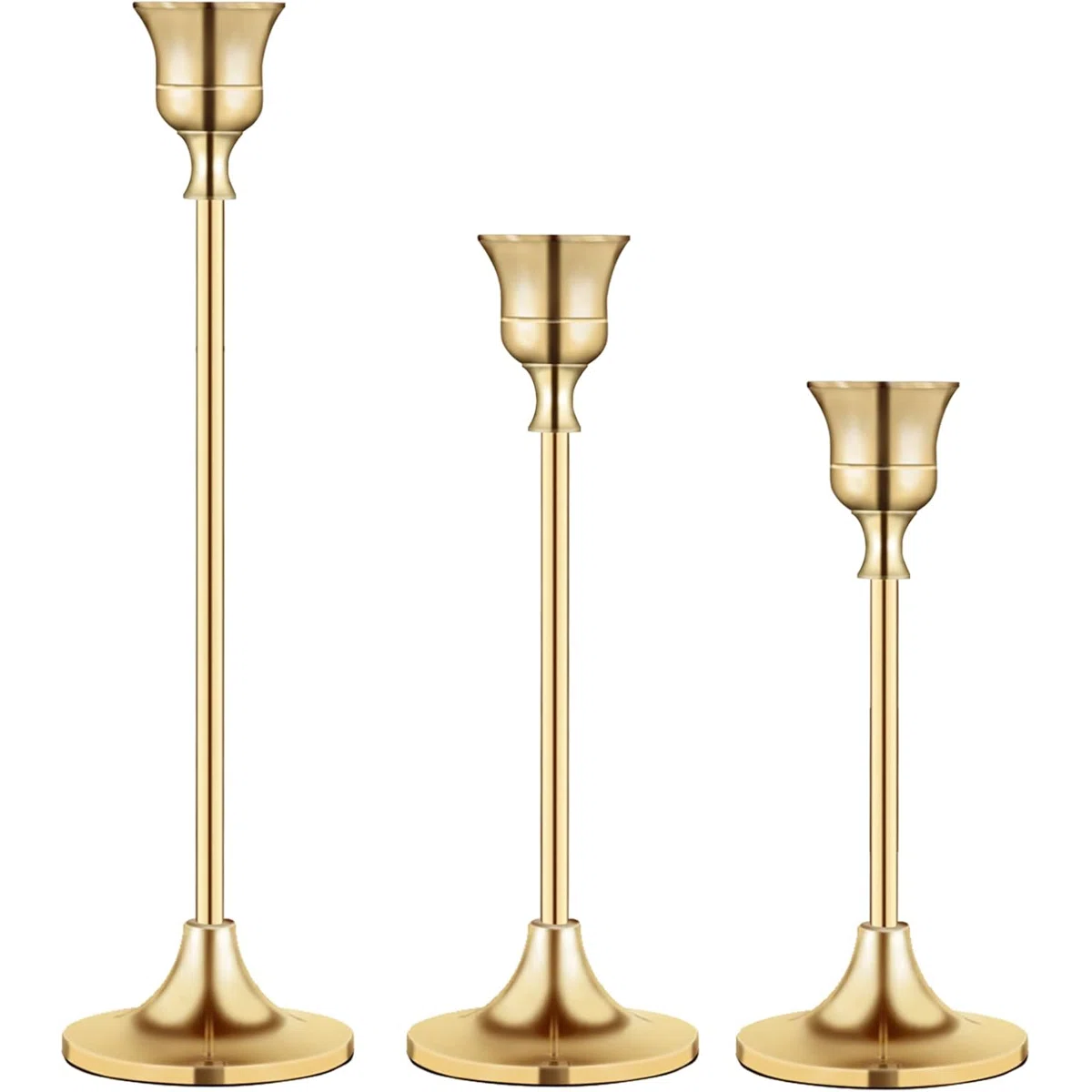 Elegant Taper Candle Holders For Fireplace, Dining Table, And Home Decor
