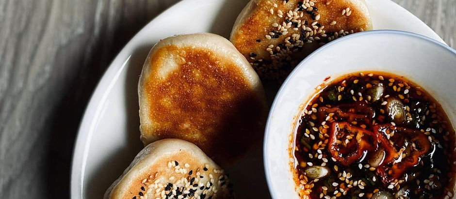 Spicy Pan Fried Bao Buns