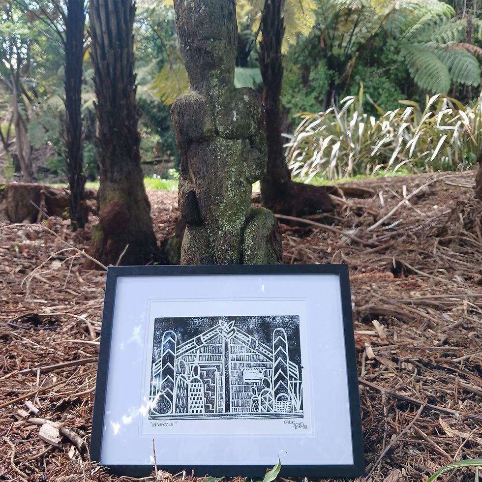 Thumbnail: Wharenui - He Tangata Print ( only ) 