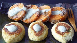 Paneer-Kartoffeln Kebabs 