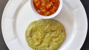 Bärlauch Naan (Brot)