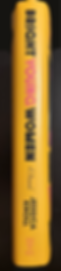 Bright Young Women book spine by Jessica Knoll against a dark background, yellow.