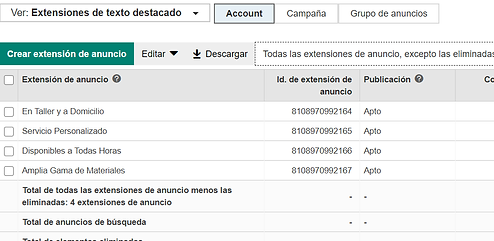 extensiones para convertir bing ads