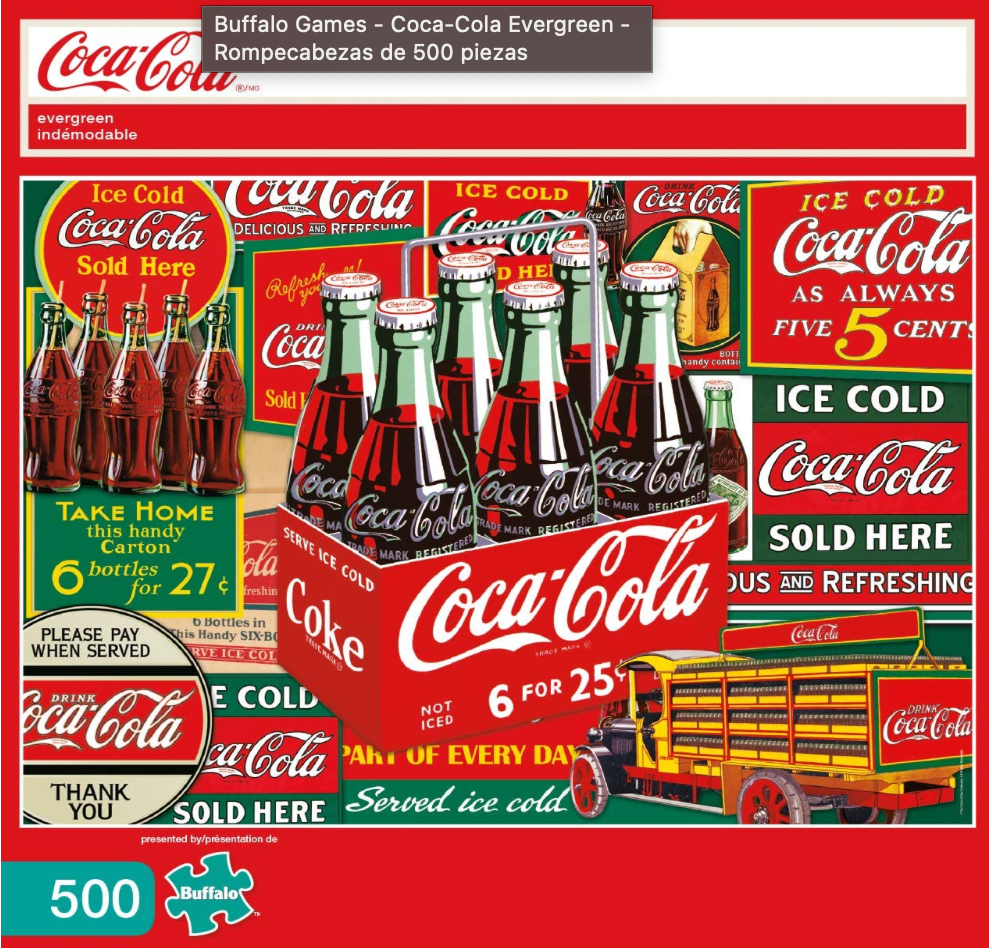 Coca Cola- 500 Piezas