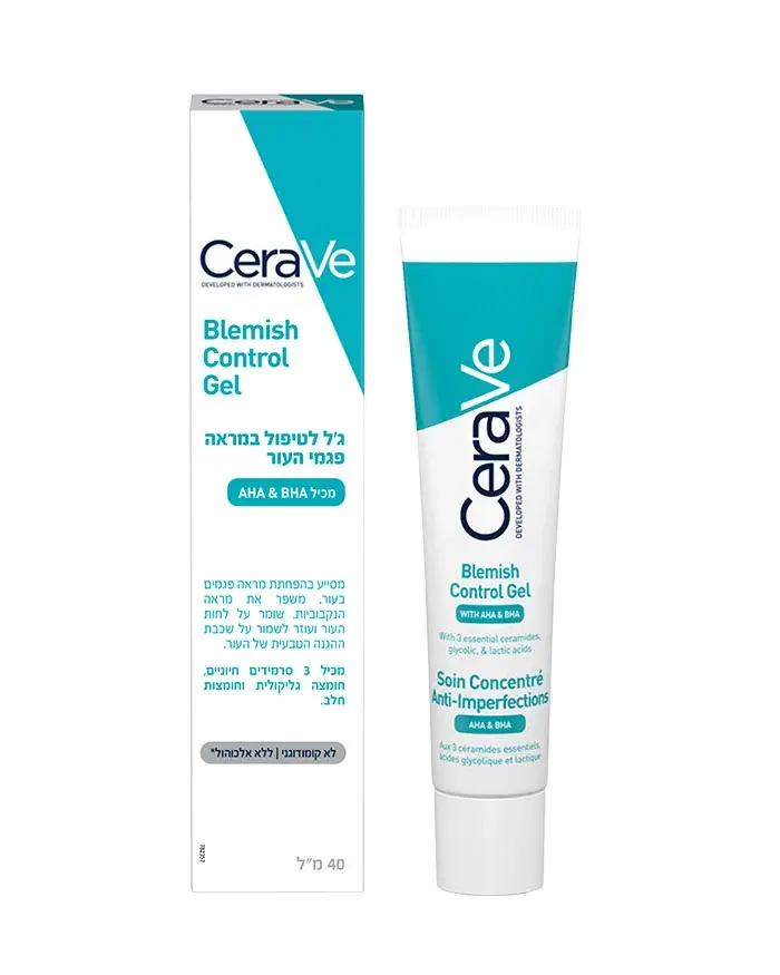 CeraVe Blemish Control Gel ג׳ל טיפולי לפצעונים ונקבוביות סתומות