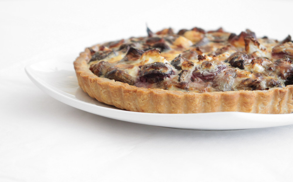 Asparagus and Mushroom Quiche