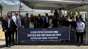 OAB realiza mobilização contra morosidade do Judiciário na Comarca de Teixeira