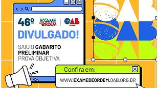 OAB divulga gabarito preliminar da 1ª fase 46º Exame de Ordem Unificado; confira