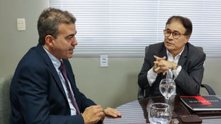 OAB-PB recebe visita de cortesia do consultor do prêmio Innovare