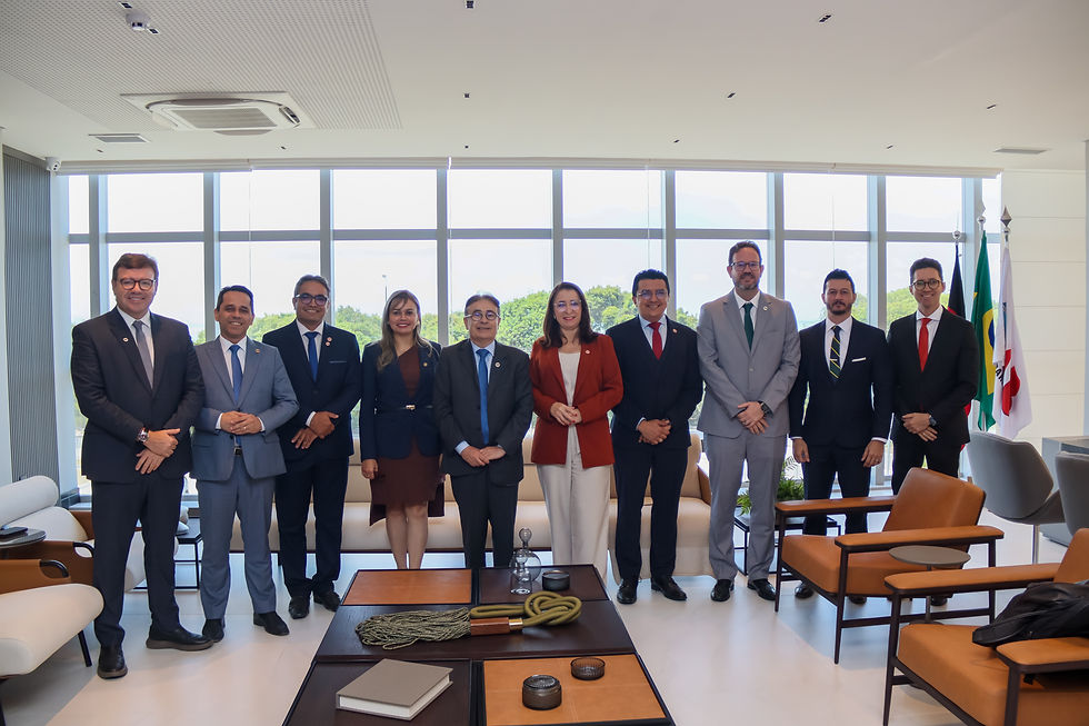 Antes da reunião no TJPB, Harrison Targino recebeu os presidentes das Subseções na sede da OAB-PB