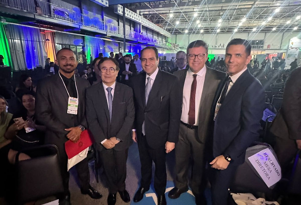 Delegação paraibana com o presidente da OAB Nacional, Beto Simonetti