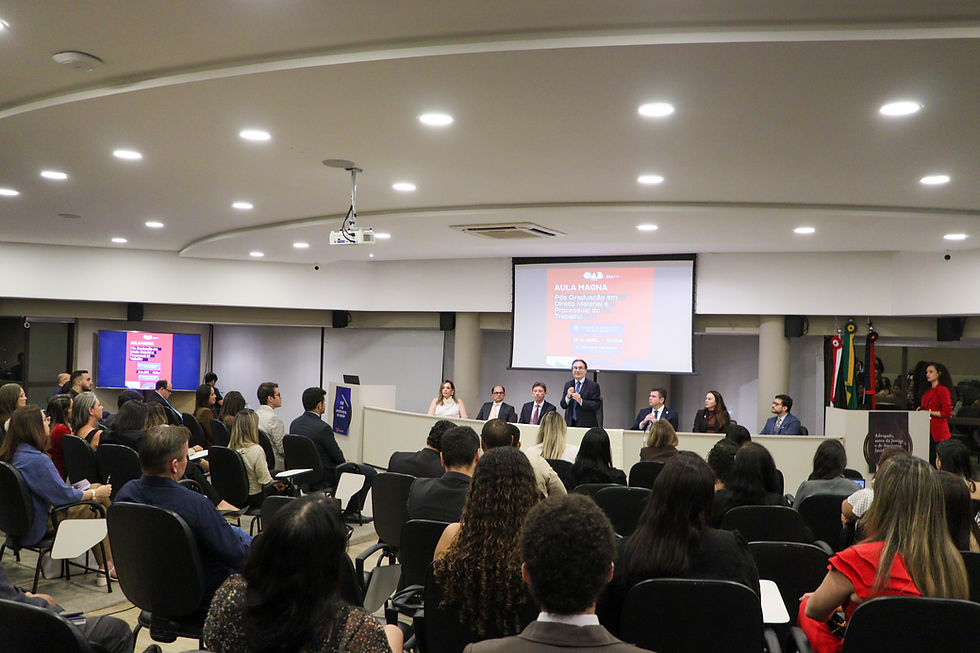 OAB-PB inicia pós-graduação gratuita em Direito Material e Processual do Trabalho