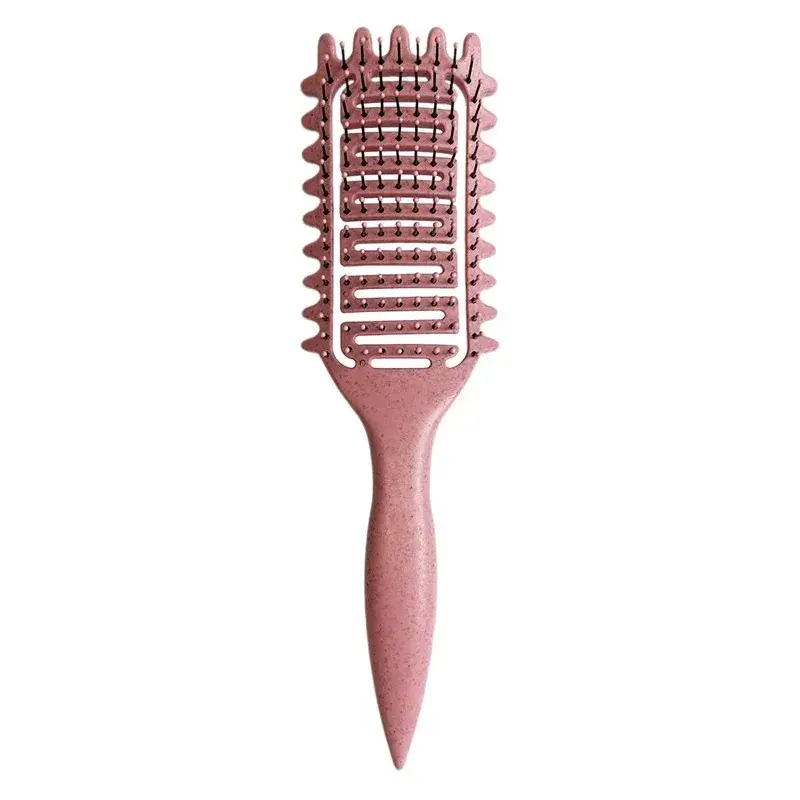 Thumbnail: Curl Define Styling Brush Hollow Out Detangling Hair Brush Tangled Wet Curly Hai