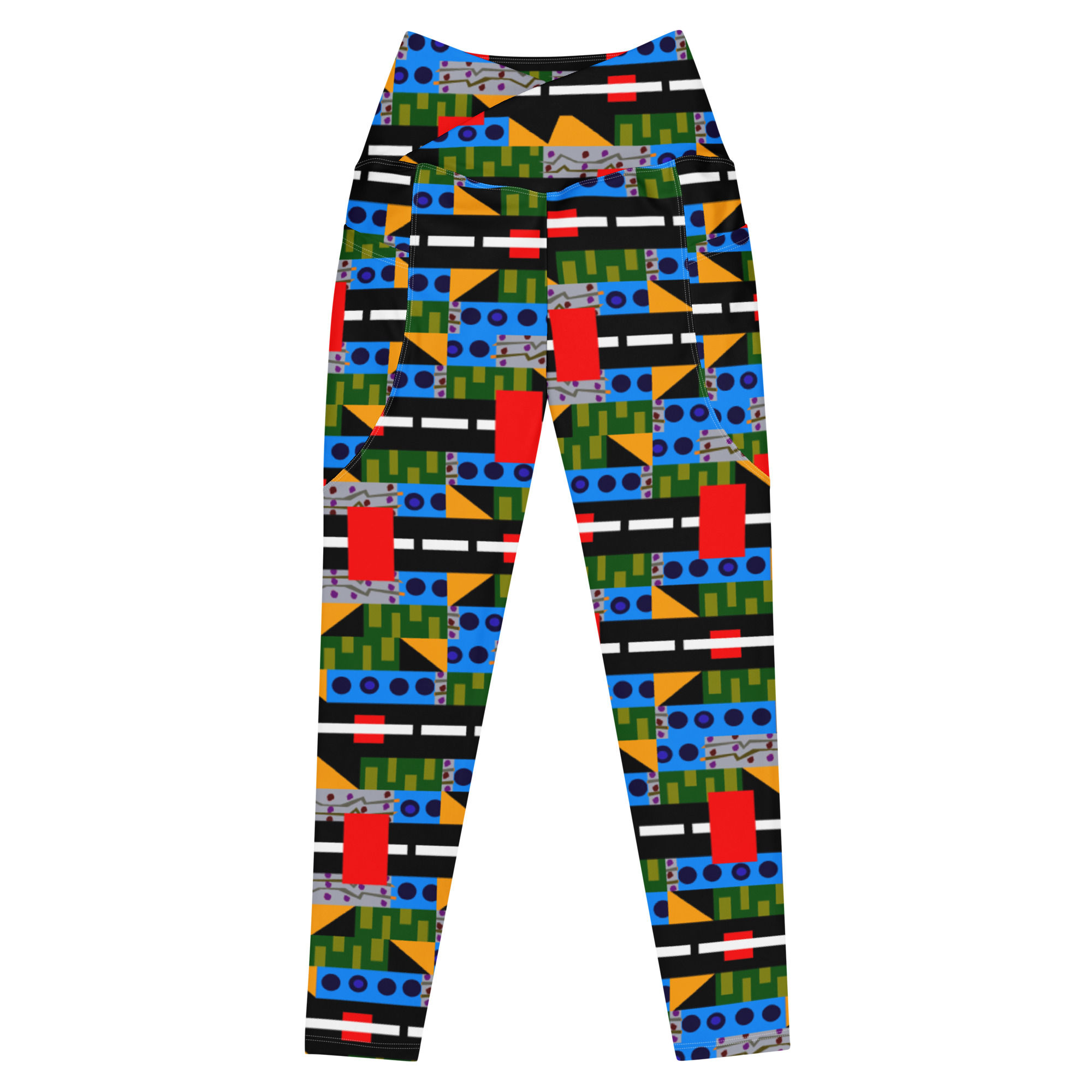 Afro futuro cross leggings