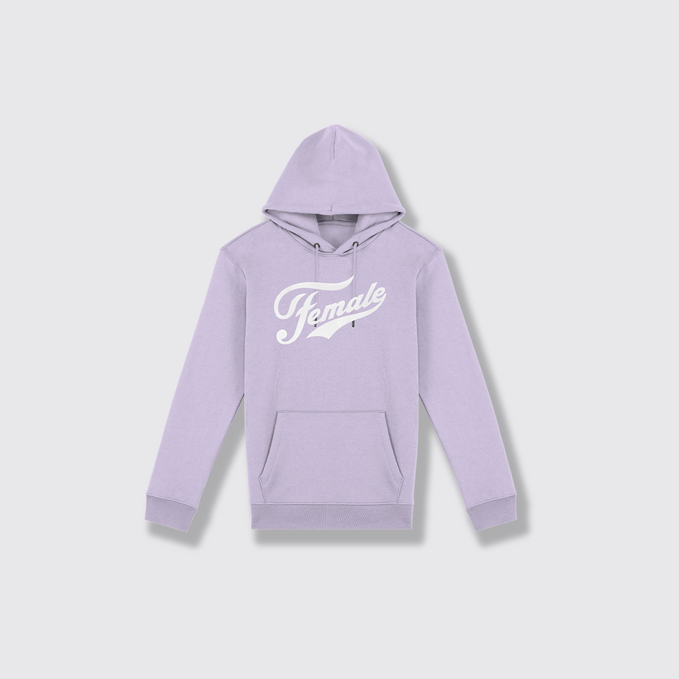 Thumbnail: f for female parma violet hoodie