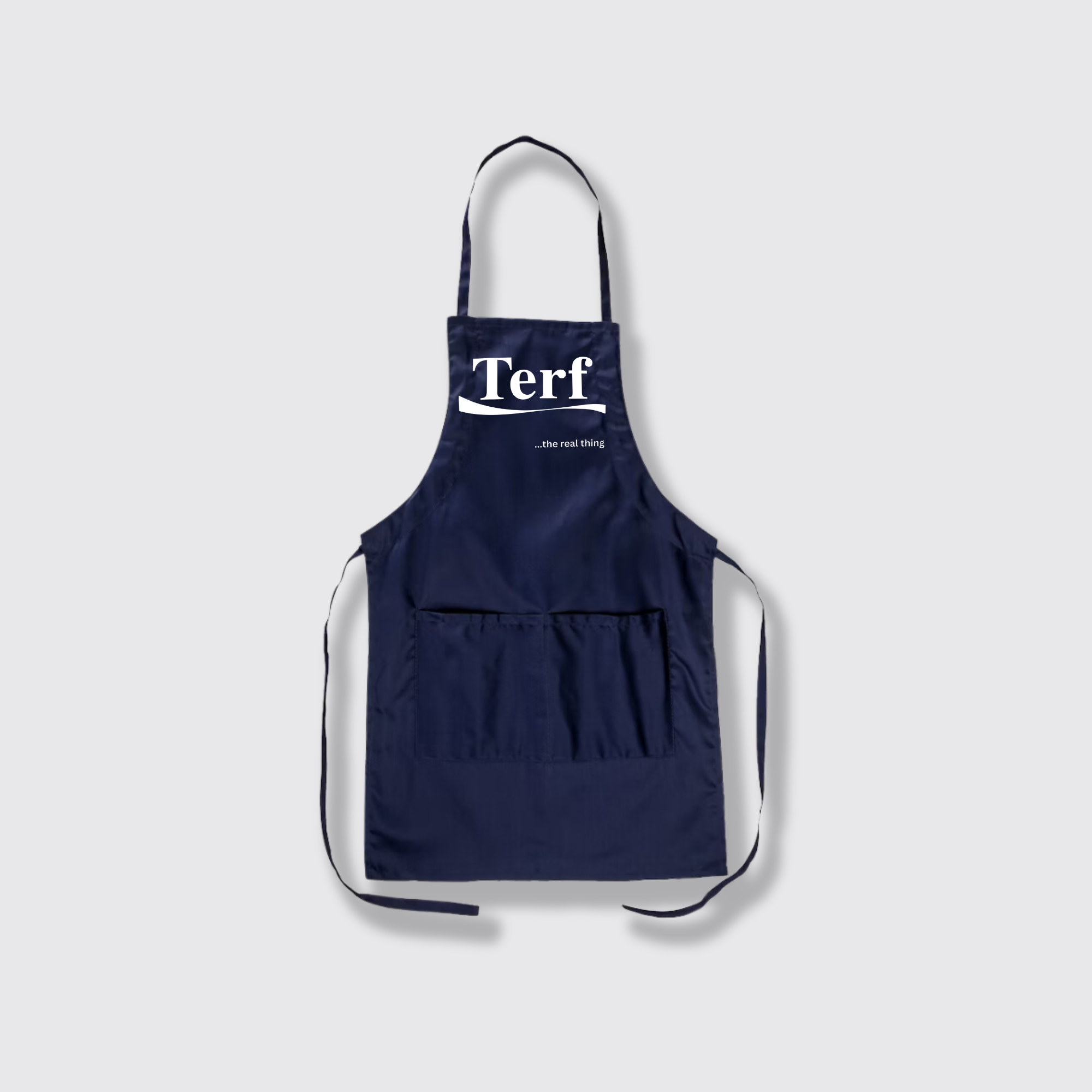 Terf navy apron