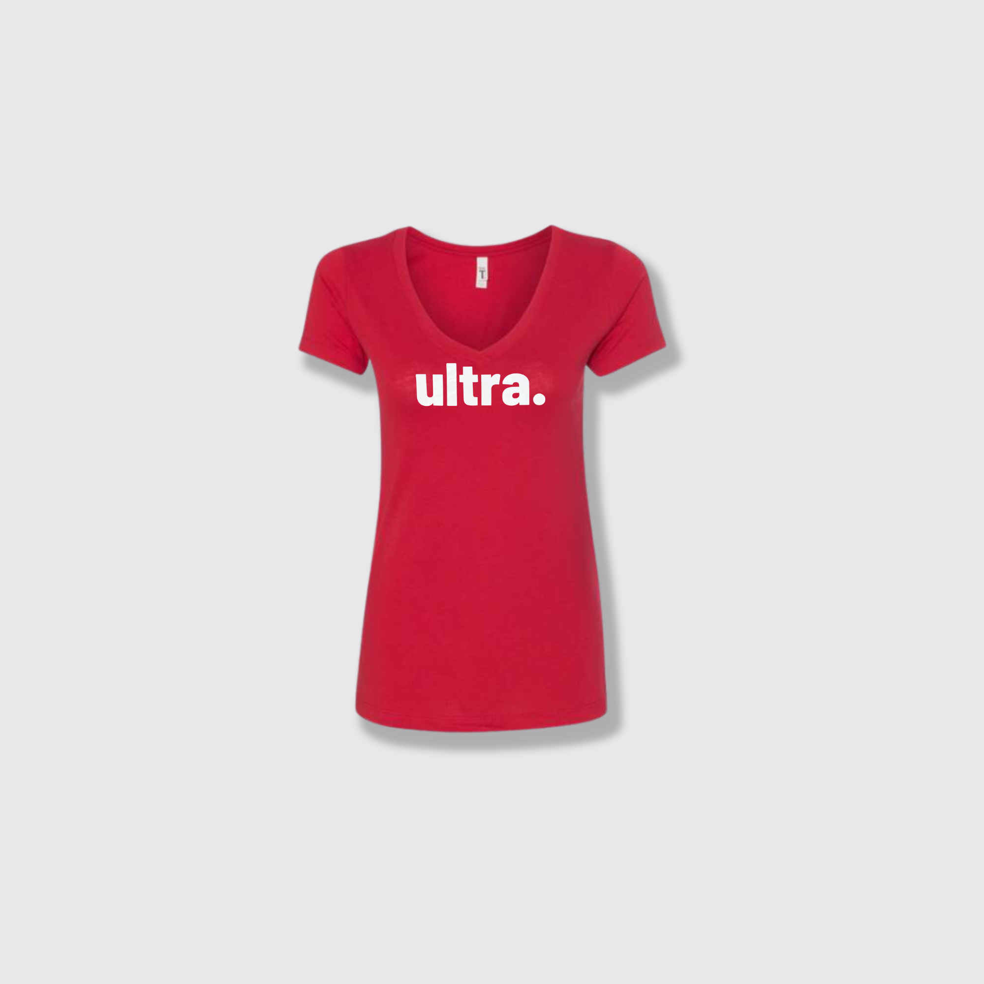 ultra. red v-neck