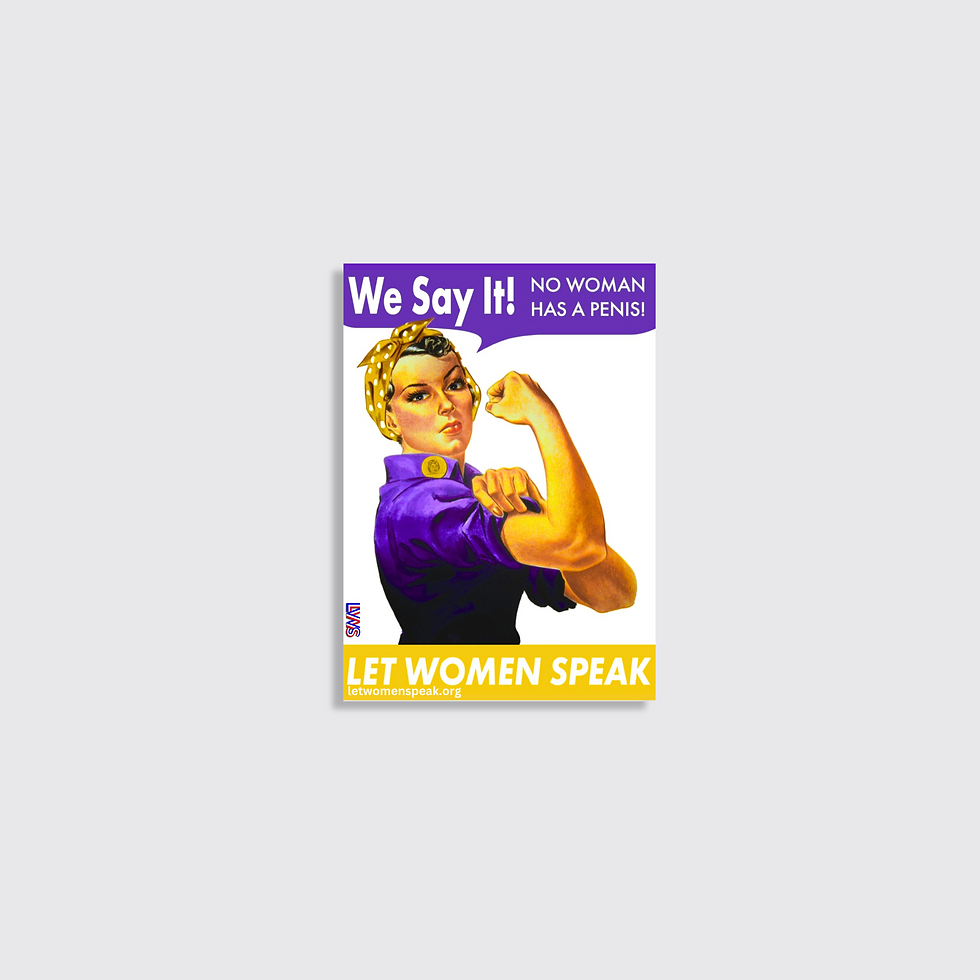 Rosie the RivetTERF sticker