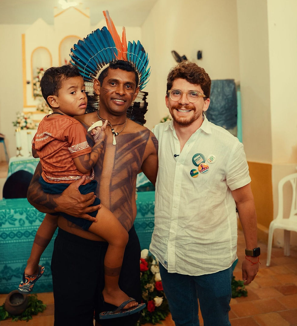 Breno Garibalde participa da celebração dos 47 anos da Retomada Xokó