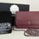 Thumbnail: SOLD - Chanel Camellia Burgundy Lambskin Wallet on Chain WOC - Silver Hardware