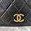 Thumbnail: SOLD - Chanel Black Full Flap Bag - Clutch with Chain
