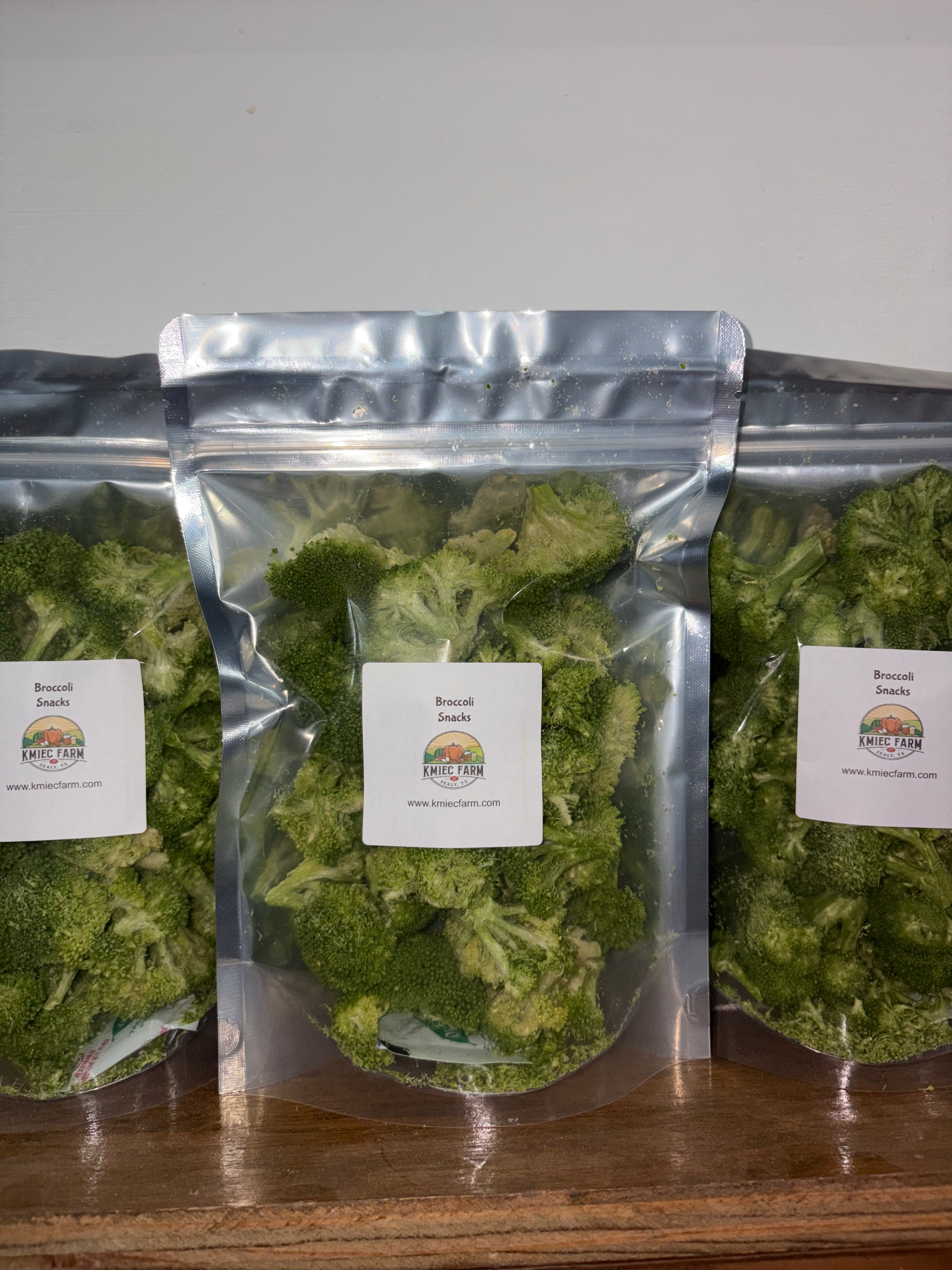 Freeze dried Broccoli Snacks