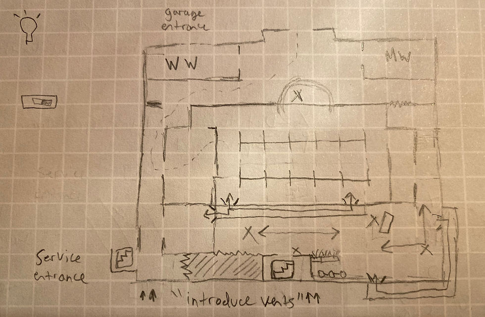 Floor 1 Initial Concept