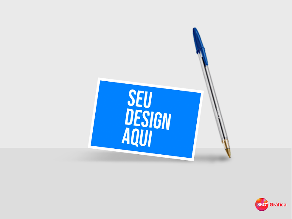 Miniatura: Cartão postal 9x20cm triplex 250g colorido frente e verso laminação fosca