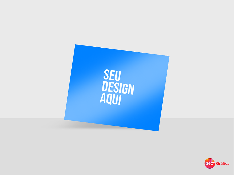 Miniatura: Folheto 15x20cm couchê 170g colorido frente e verso