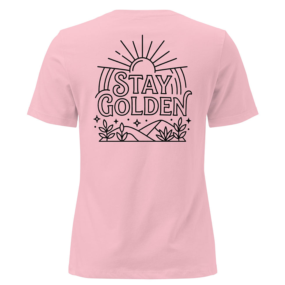Thumbnail: pink women t shirt back view soft cotton relaxed fit tee