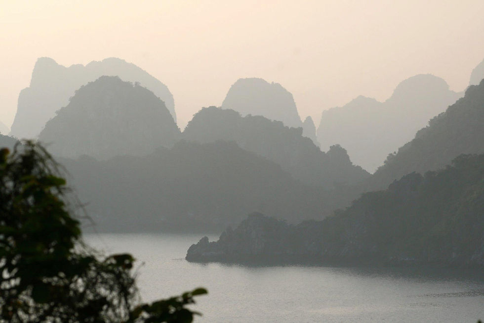 The inspiration - a holiday to Halong Bay
