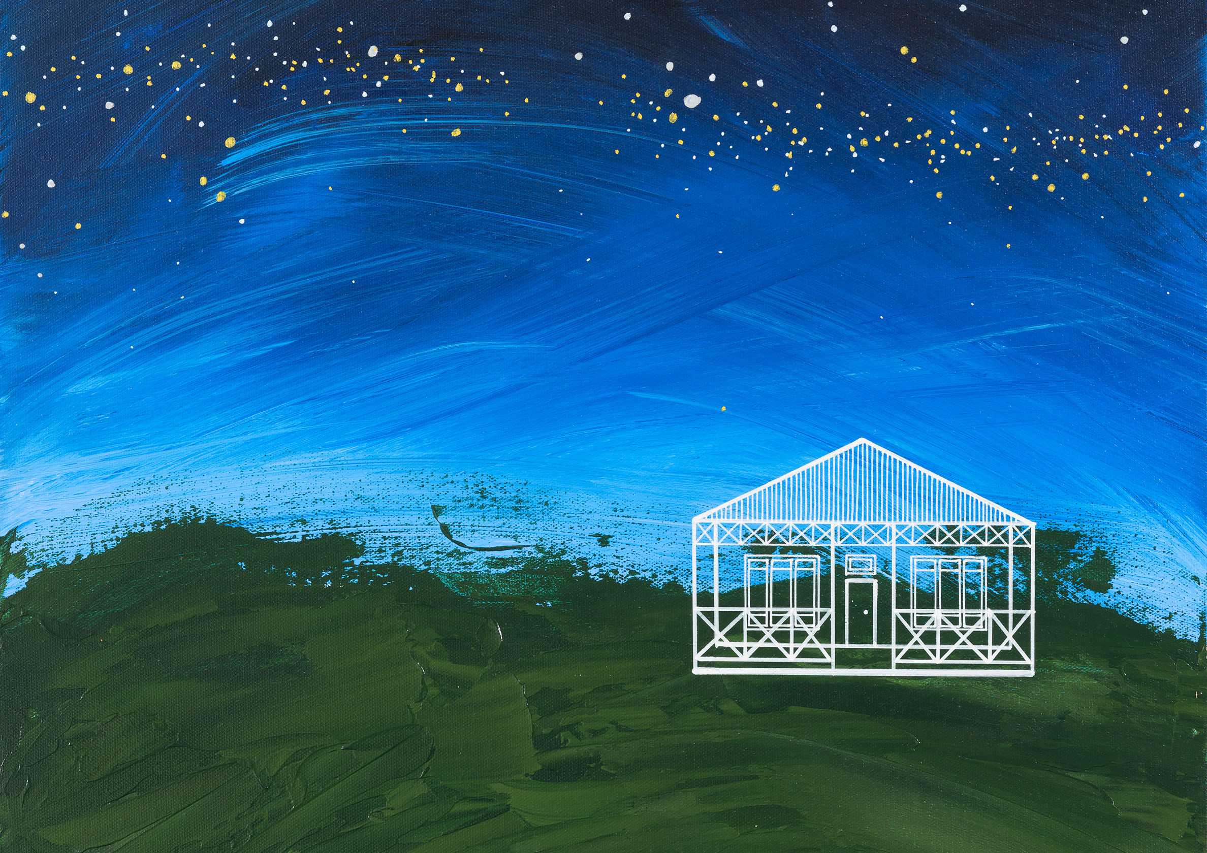 Living with infinity print | Affordable art | Bold home Queenslander cottage