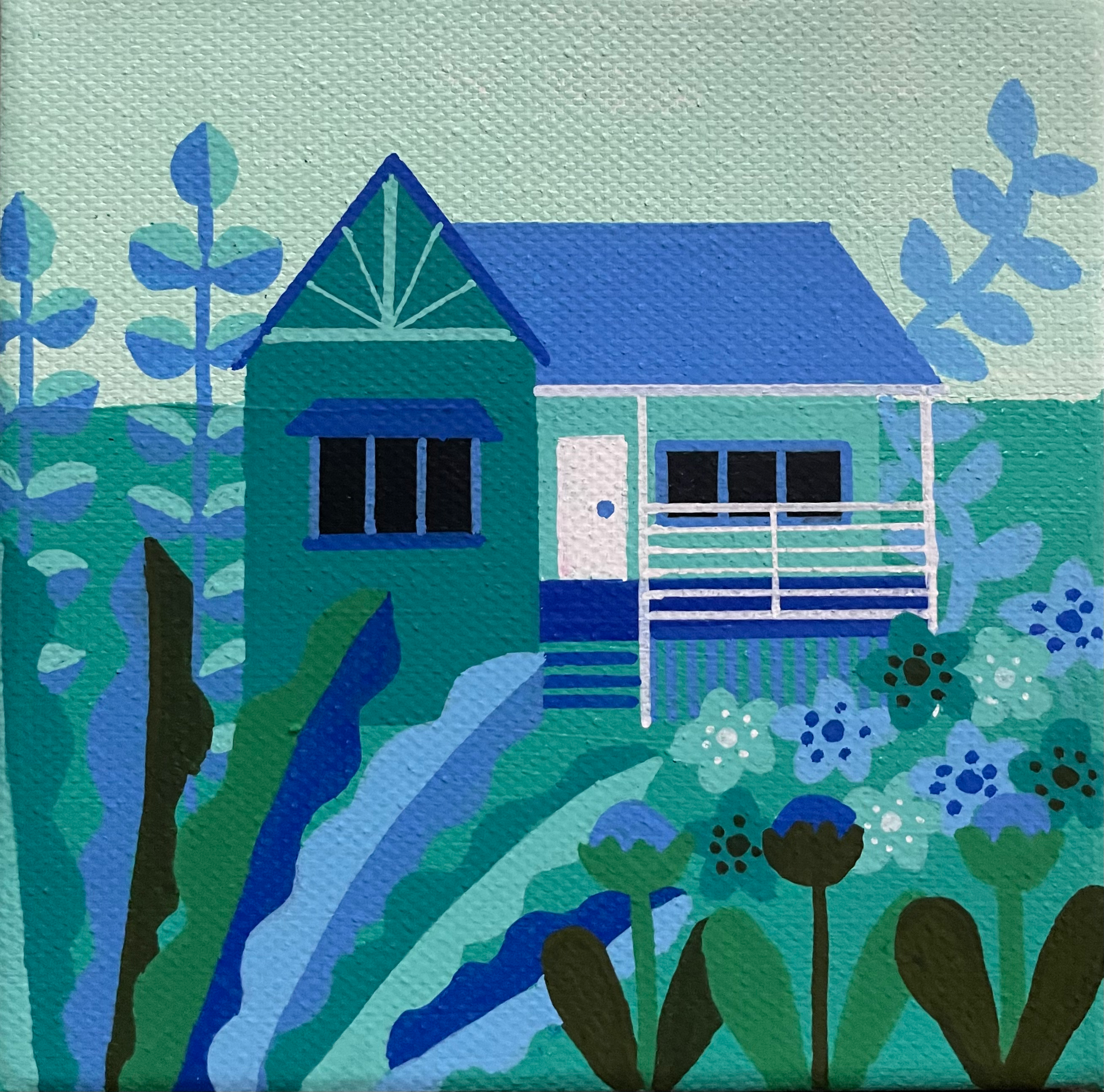Garden city 2 (teal)