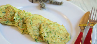 Frittelle di zucchine, senza glutine e senza nichel