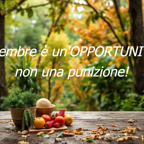 Settembre è un'opportunità, non una punizione, riparti alla grande