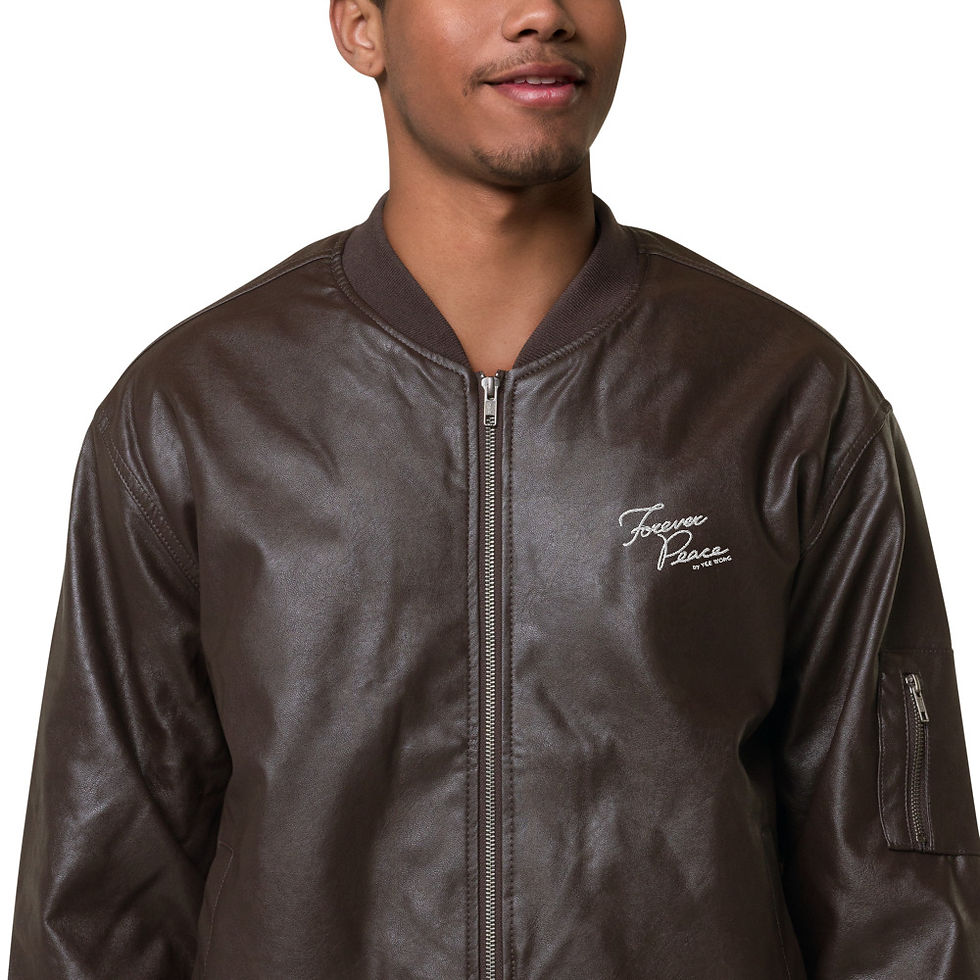 Thumbnail: Leather Bomber Jacket