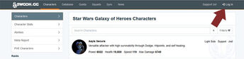 Cómo registrarse en swgoh.gg