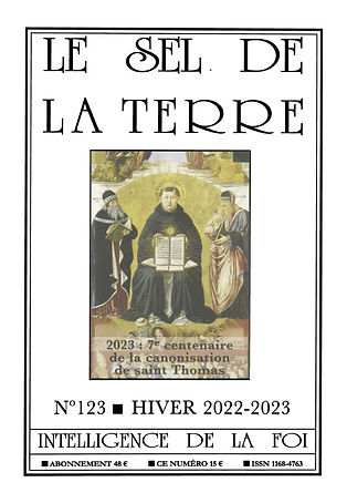 Le Sel de la terre n° 123