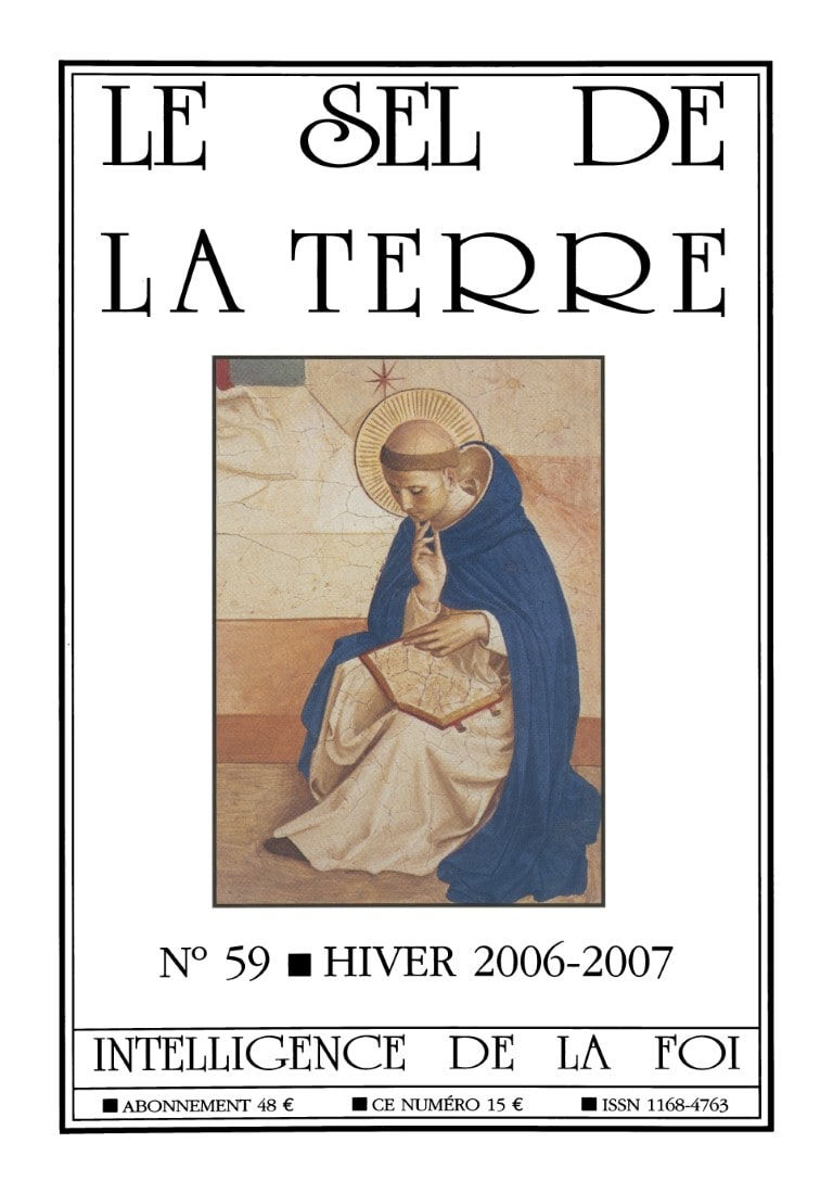 Le Sel de la terre n° 59