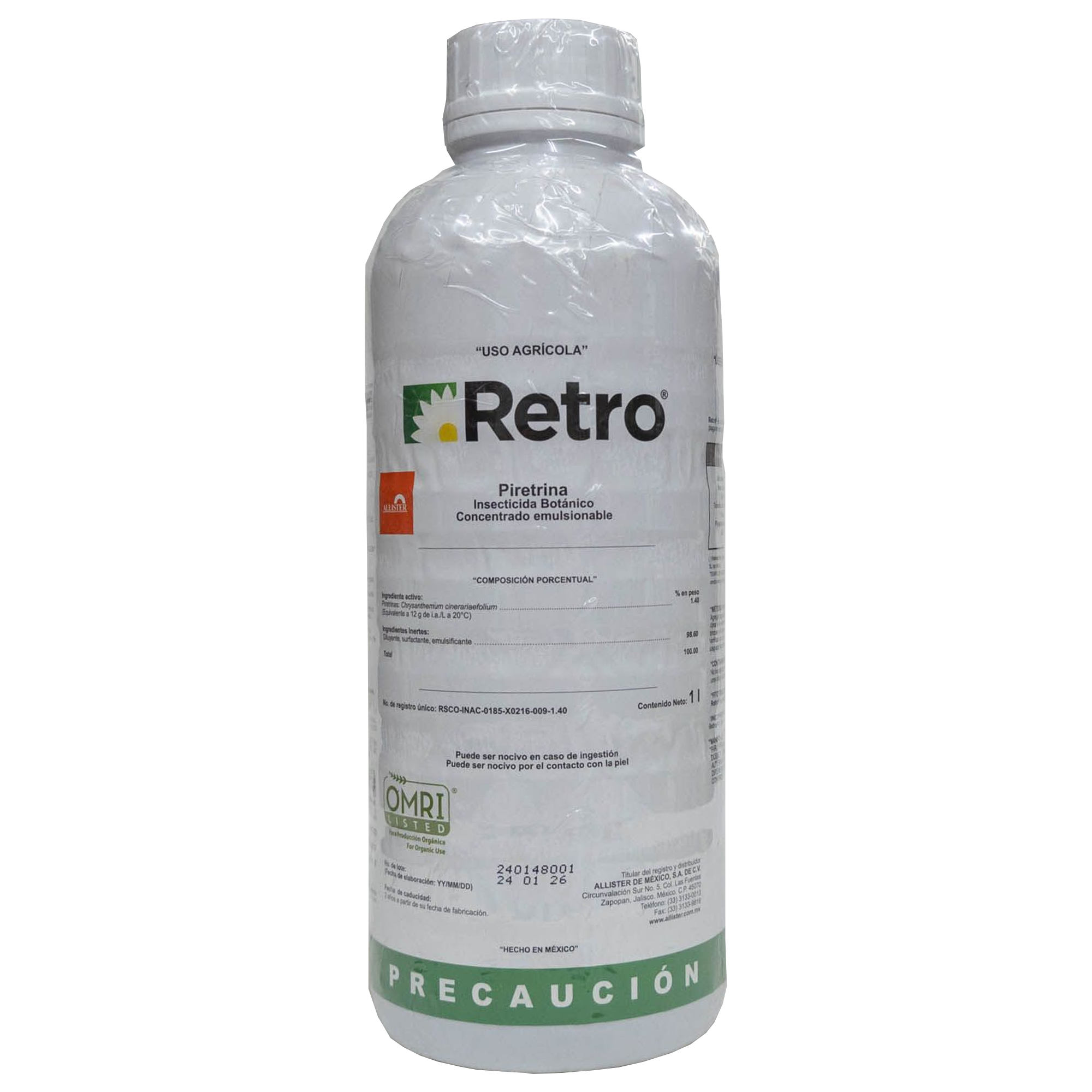 RETRO INSECTICIDA BOTÁNICO 1L