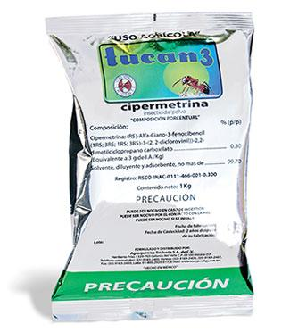 Miniatura: INSECTICIDA TUCÁN 3 (CIPERMETRINA) BOLSAS DE 1 K