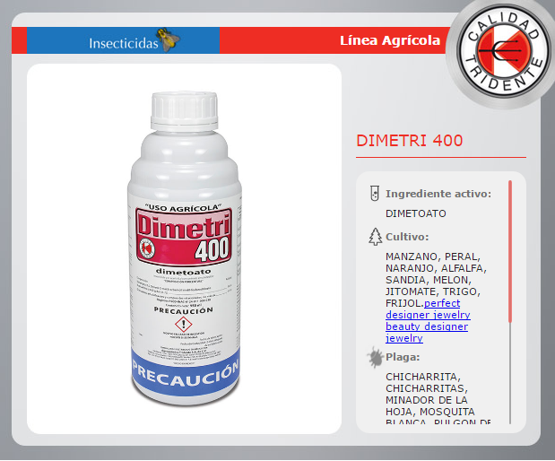 Miniatura: DIMETRI 400 (DIMETOATO) 950 MLS
