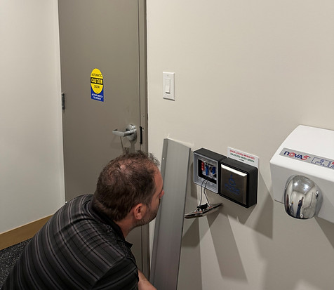 Automatic Door Universal Washroom
