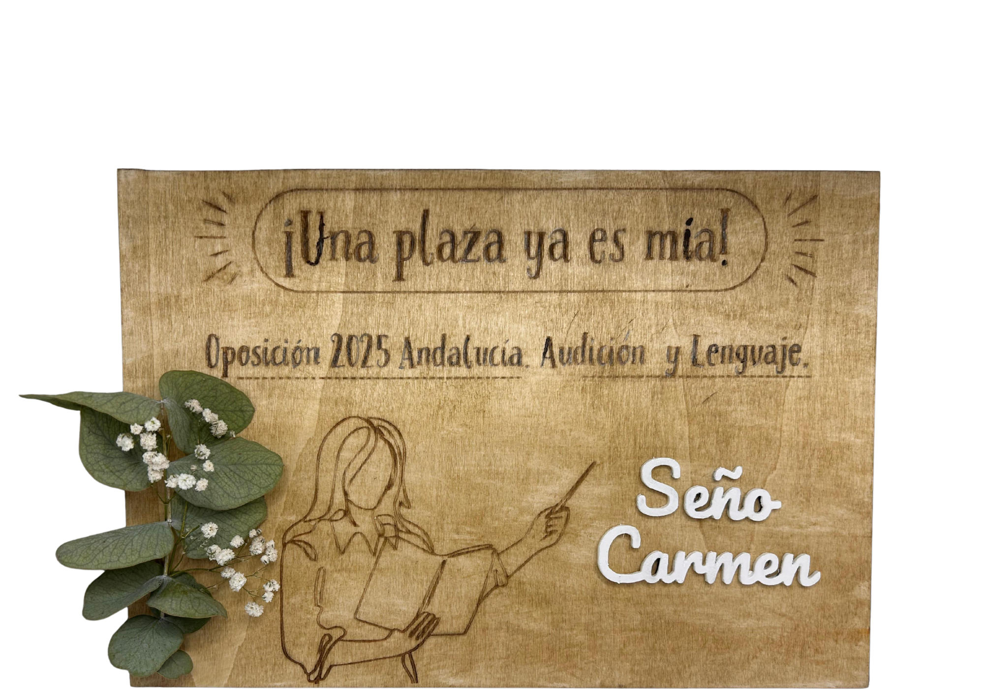 Regalo oposiciones personalizado - colegio, maestros