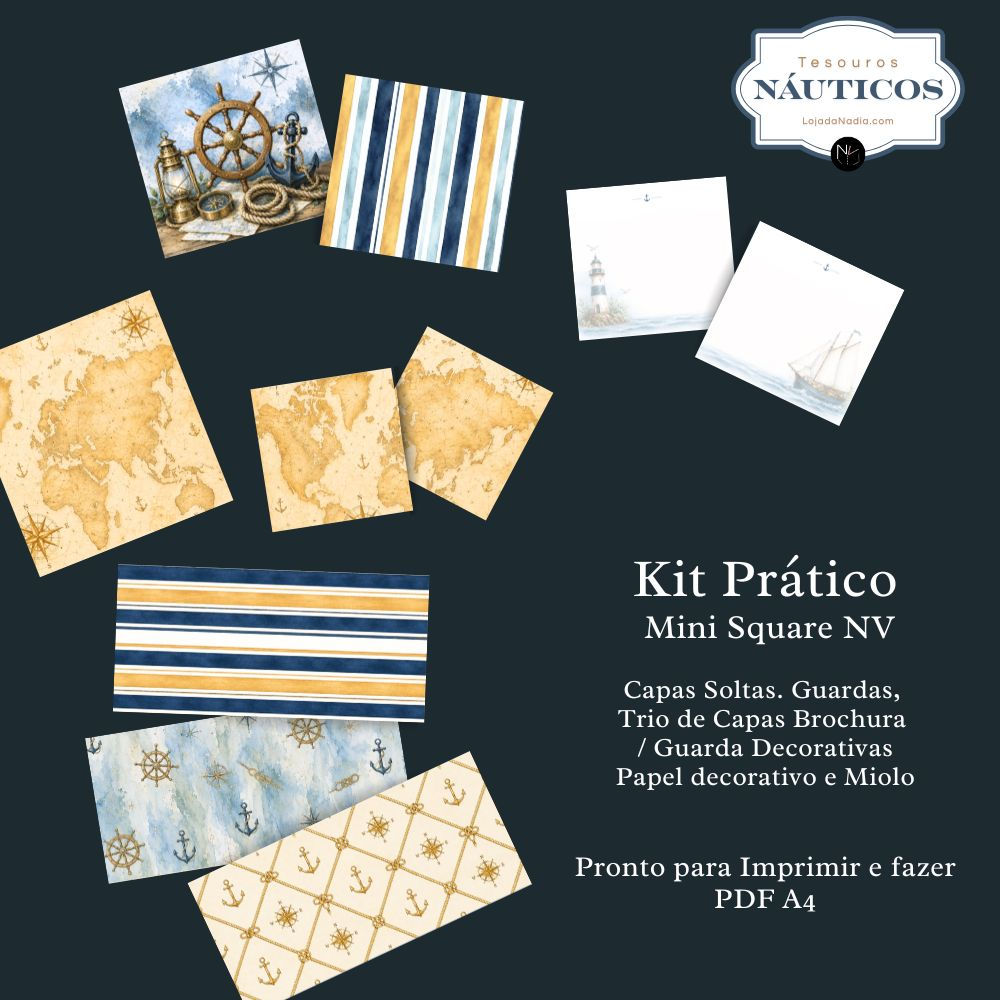 NAUTICOS | Kit PRÁTICO - Mini Square | Col Náuticos