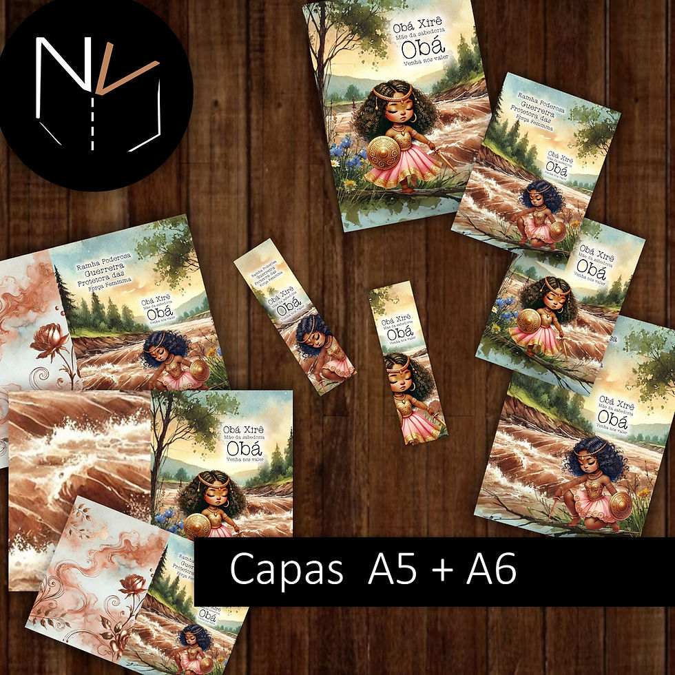 Miniatura: Combo Orixá OBÁ  -  Orixás e Cia Papel e Prosa | Miolos Papeis Capa NV
