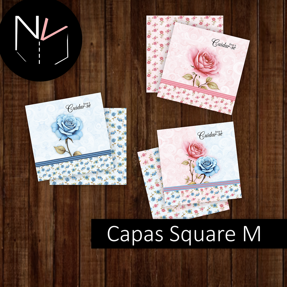 Miniatura: Combo 3 Kits LONG + 3 kits SQUARE + PAPEIS --- CUIDAR-SE