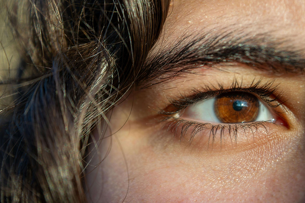 Close-up of a brown eye, symbolizing insight and processing supported by an EMDR therapist in New York | emdr therapist new york - emdr therapy new york, ny - emdr therapy nyc
